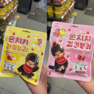 蒙奇奇水果造型qq軟糖（蘋果草莓口味）