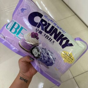 lotte crunky紫薯奶油起司脆米巧克力330g