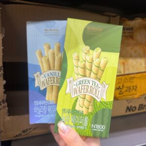任選兩盒)no brand 威化捲心酥