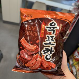 韓國 辣味肉乾風味脆條55g