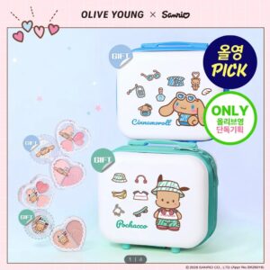 2an love pocket 彩妝套組＋三麗鷗迷你收納包