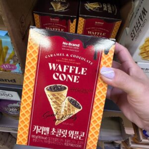 no brand 焦糖巧克力威化脆筒 180g