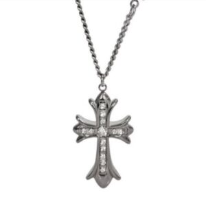 ofuse 飾品 double cross necklace