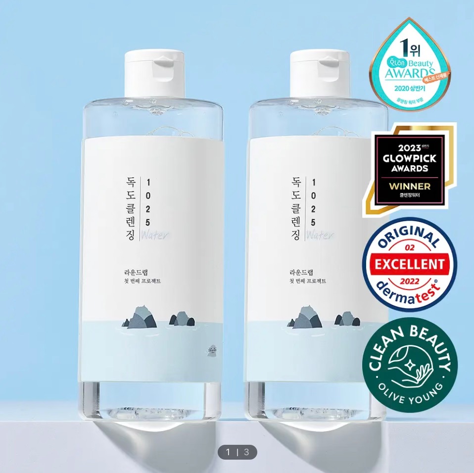 round lab 1025 獨島卸妝水 400ml+400ml round lab 1025 獨島卸妝水 400ml+400ml