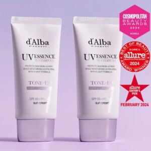 d’alba 紫色校色提亮防曬霜 spf50+ pa++++ 50ml×2