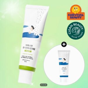 round lab 白樺樹保濕防曬霜 50ml＋潔面乳20ml